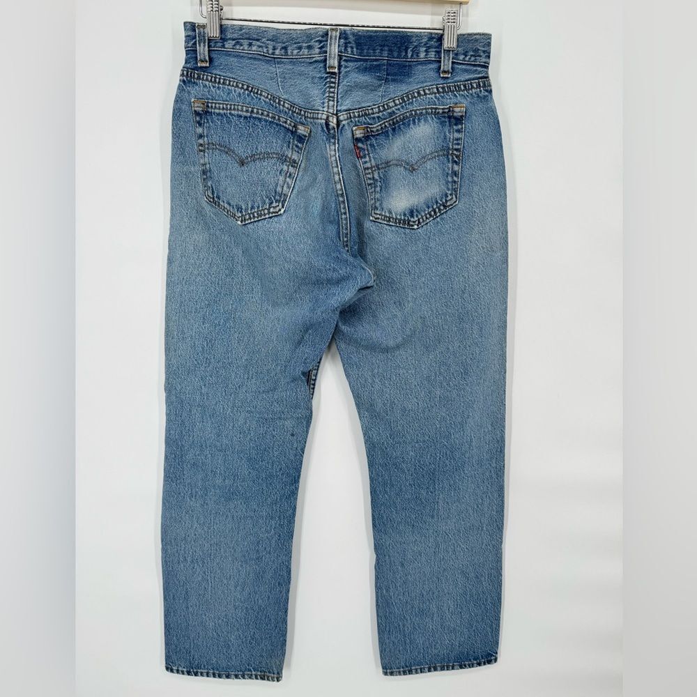Vintage Levi’s 501 Jeans Altered and Distressed Late 80’s Early 90's - Picture 2 of 16
